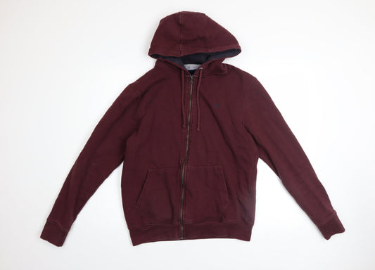 Mens UK Size M Crew Clothing Company Brown Full Zip Hoodie