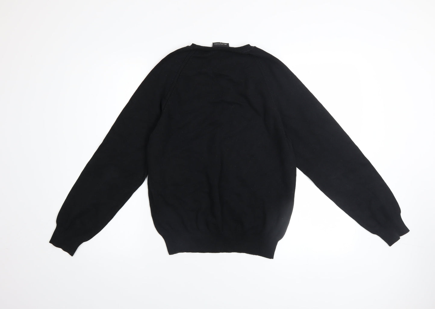 Mens UK Size S Burton Black Pullover Jumper