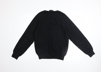 Mens UK Size S Burton Black Pullover Jumper