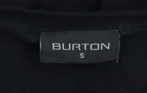 Mens UK Size S Burton Black Pullover Jumper