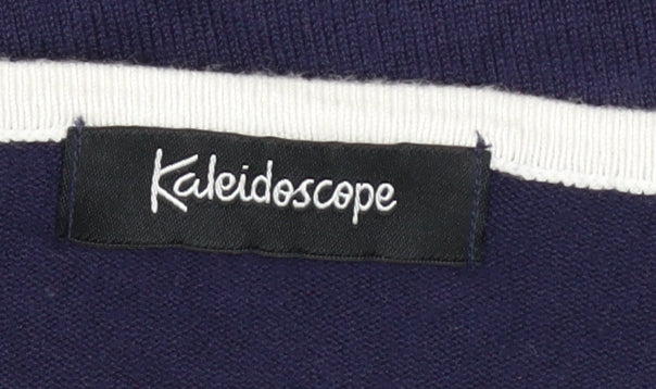 Womens UK Size 20 Kaleidoscope Blue Pullover Jumper