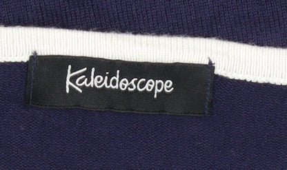 Womens UK Size 20 Kaleidoscope Blue Pullover Jumper