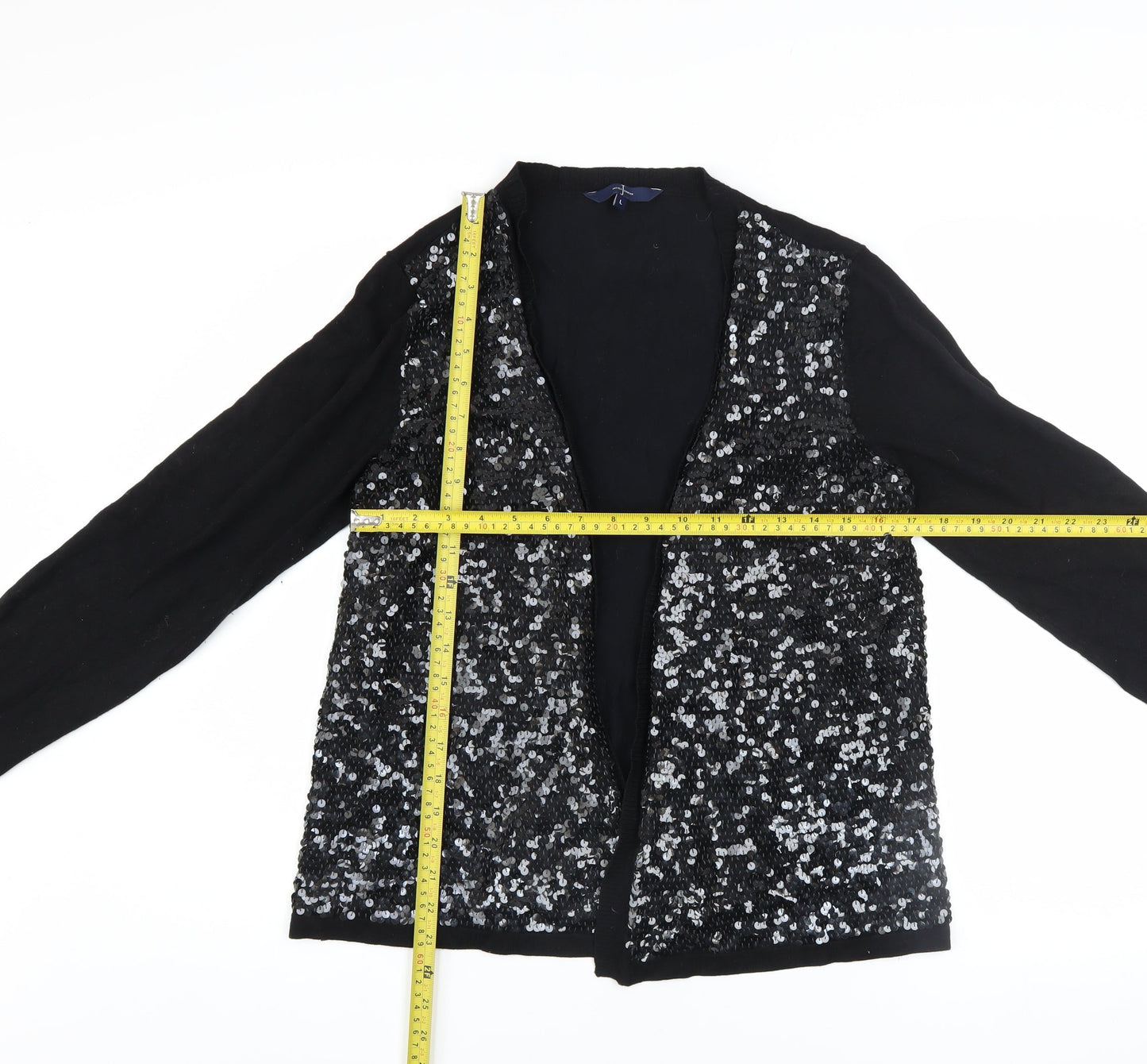 Womens UK Size L Jasper Conran Black Cardigan Jumper