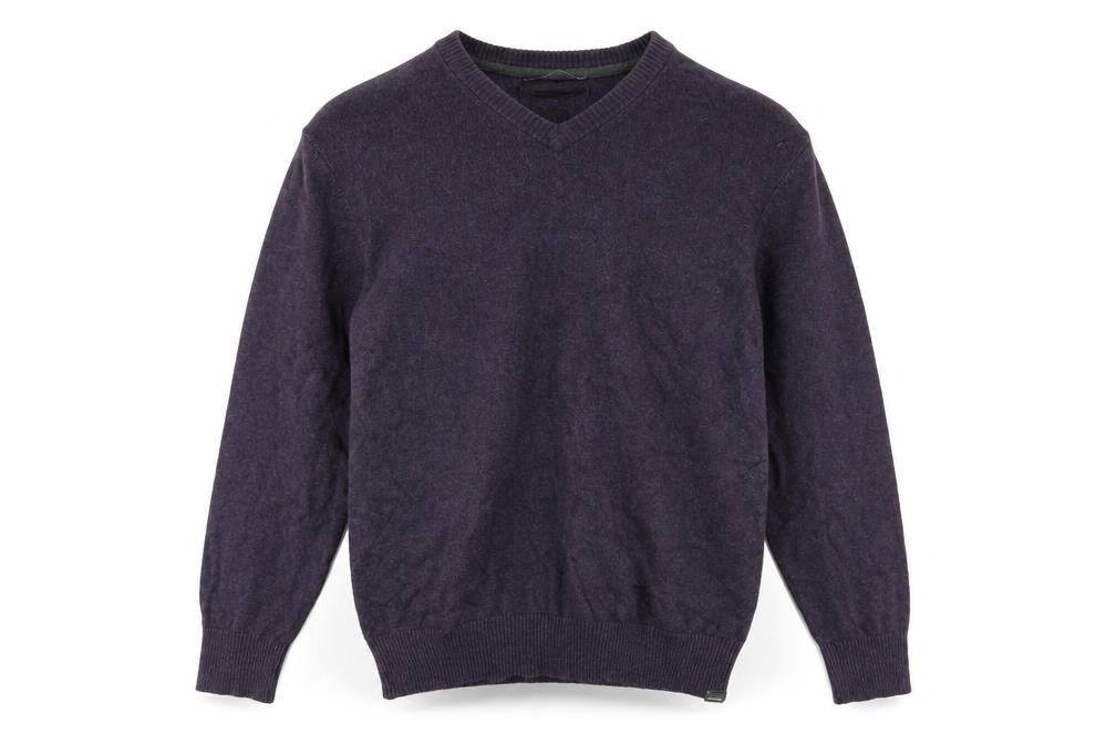 Mens UK Size M Eddie Bauer Purple Pullover Jumper