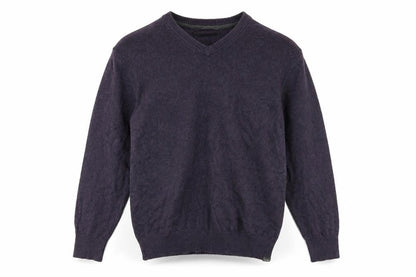 Mens UK Size M Eddie Bauer Purple Pullover Jumper