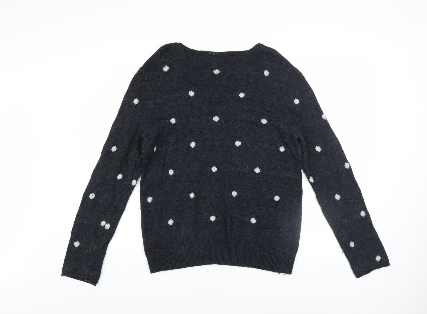 Womens UK Size M L.O.G.G. Black Pullover Jumper