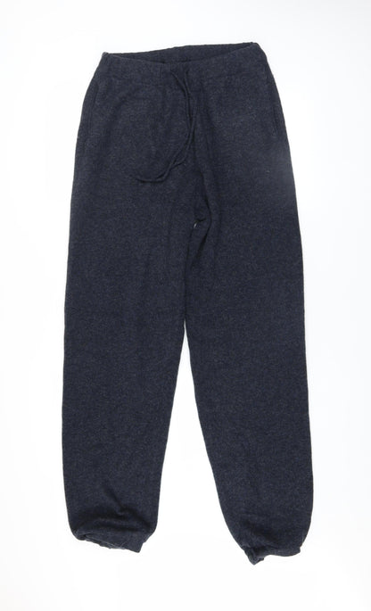 Womens UK Size XS Pieces Regular Fit Jogger Blue Trousers