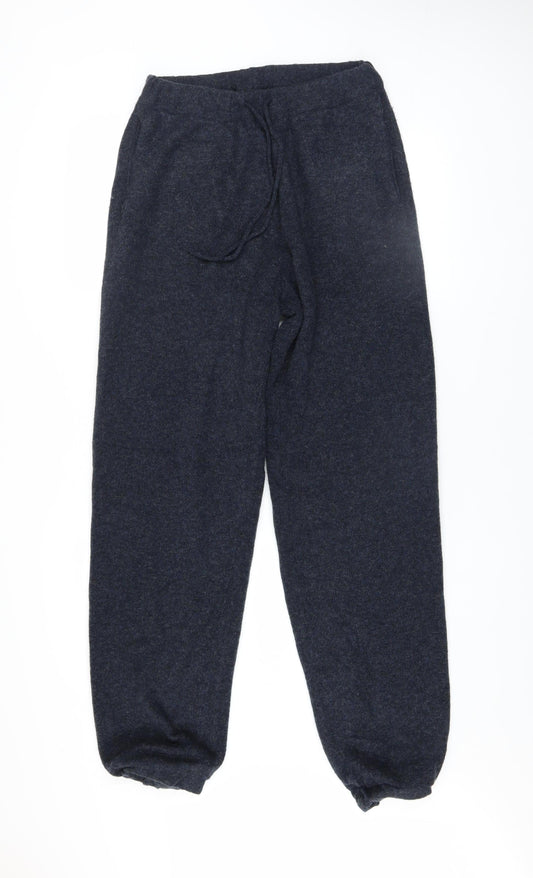 Womens UK Size XS Pieces Regular Fit Jogger Blue Trousers
