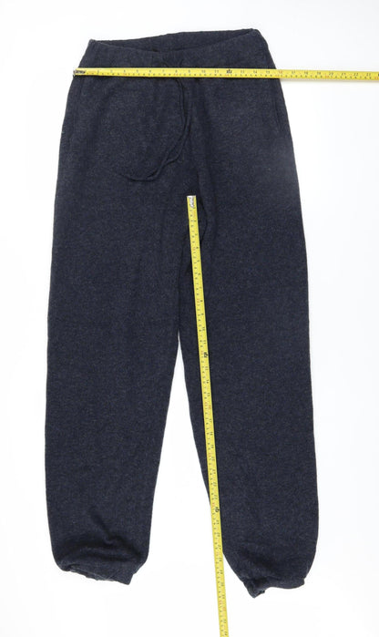 Womens UK Size XS Pieces Regular Fit Jogger Blue Trousers