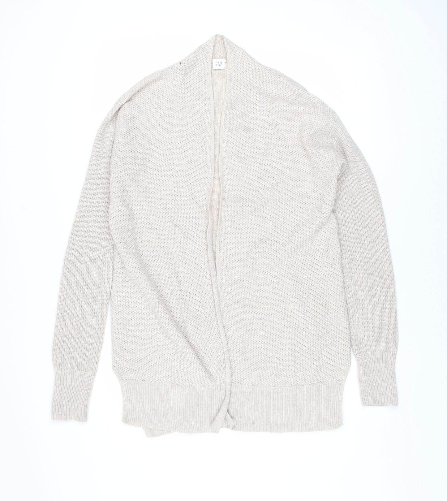 Womens UK Size S Gap Beige Cardigan Jumper