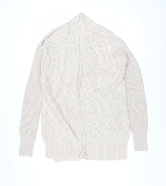 Womens UK Size S Gap Beige Cardigan Jumper