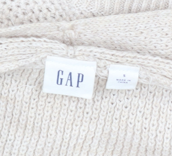 Womens UK Size S Gap Beige Cardigan Jumper