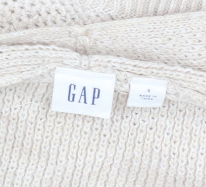 Womens UK Size S Gap Beige Cardigan Jumper