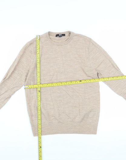 Womens UK Size XS Uniqlo Beige Pullover Jumper