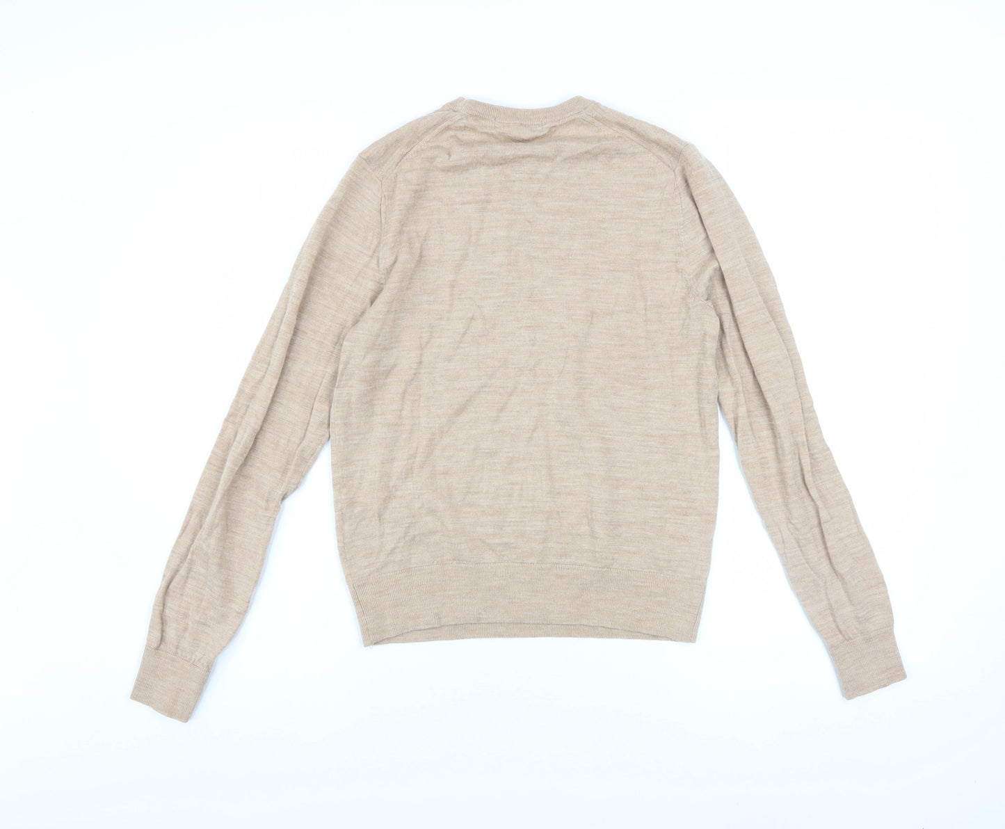 Womens UK Size XS Uniqlo Beige Pullover Jumper