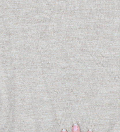 Womens UK Size XS Uniqlo Beige Pullover Jumper