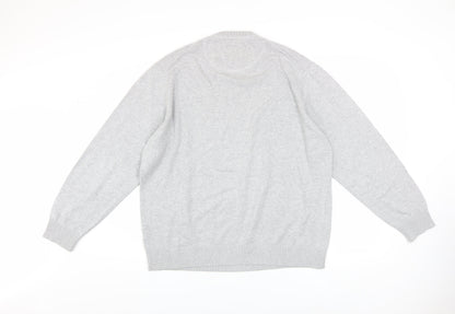 Mens UK Size 2XL Peter Gribby Grey Pullover Jumper