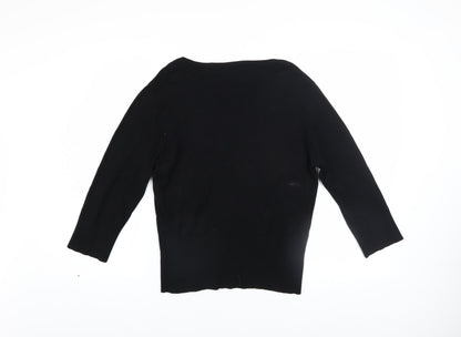 Womens UK Size 14 Bay Trading Black Pullover Jumper