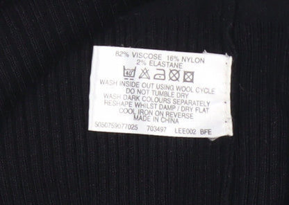Womens UK Size 14 Bay Trading Black Pullover Jumper