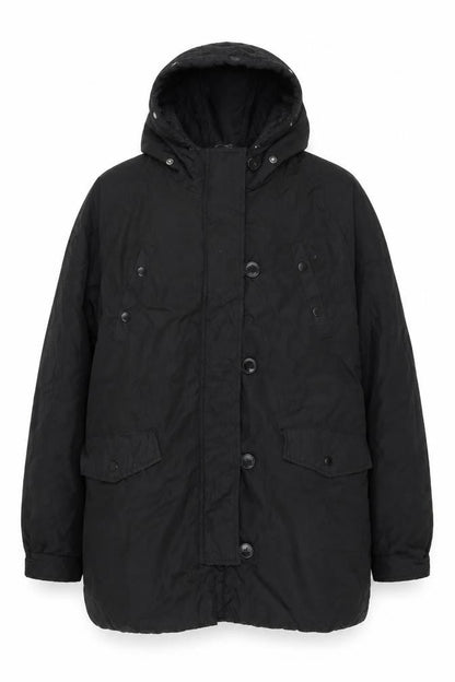 Womens UK Size 12 Boohoo Black Puffer Jacket