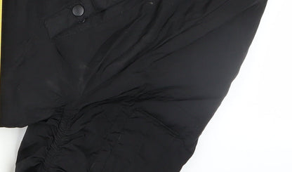 Womens UK Size 12 Boohoo Black Puffer Jacket