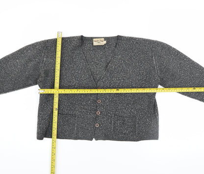 Womens UK Size S Part Two Grey Cardigan Jumper