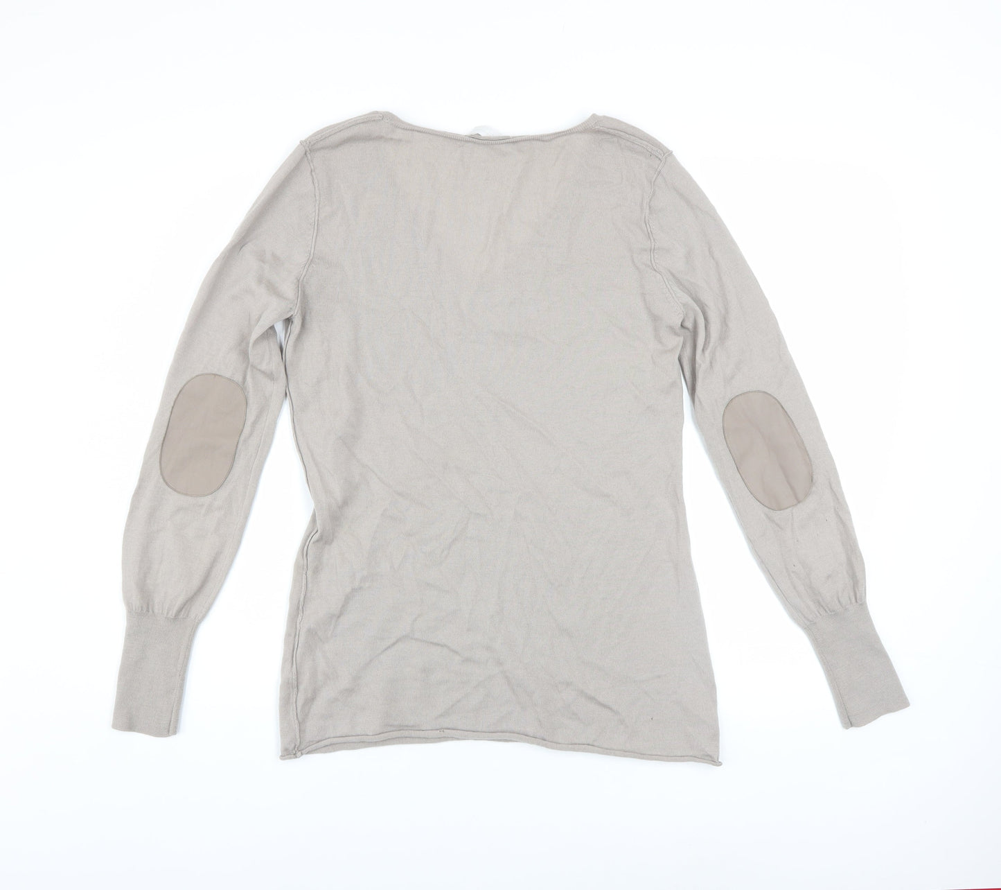 Womens UK Size L The White Company Beige Pullover Jumper