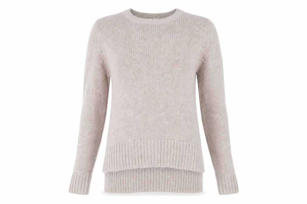 Womens UK Size XS H&M Beige Pullover Jumper