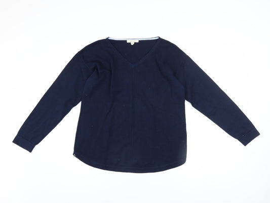 Womens UK Size 12 White Stuff Blue Pullover Jumper