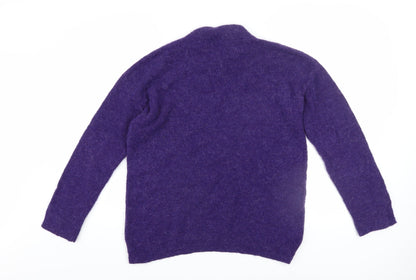 Womens UK Size M My Essential Wardrobe Purple Pullover Jumper