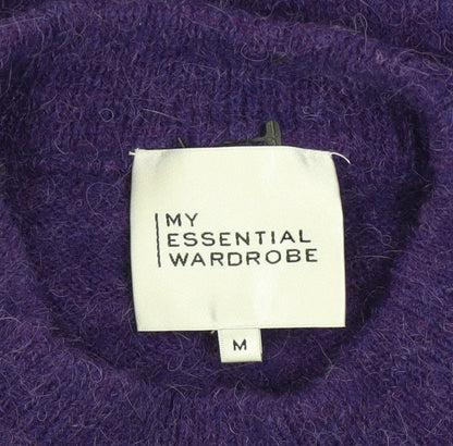 Womens UK Size M My Essential Wardrobe Purple Pullover Jumper