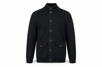 Mens UK Size M Ben Sherman Black Cardigan Jumper