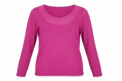 Womens UK Size 10 Marks and Spencer Pink Pullover Jumper