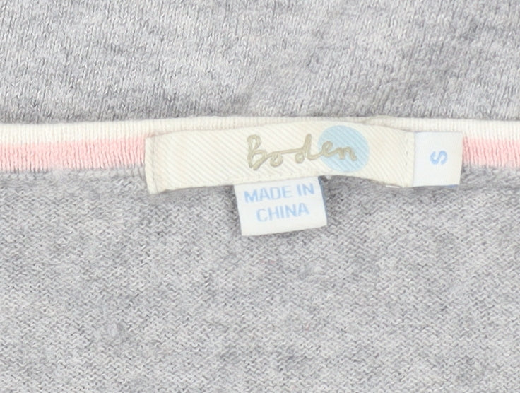 Womens UK Size S Boden Grey Pullover Jumper