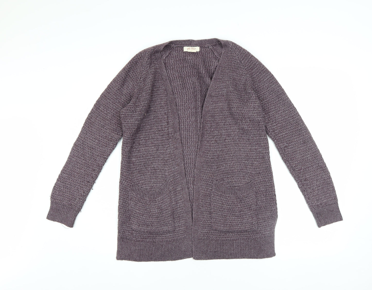 Womens UK Size 6 FatFace Purple Cardigan Jumper