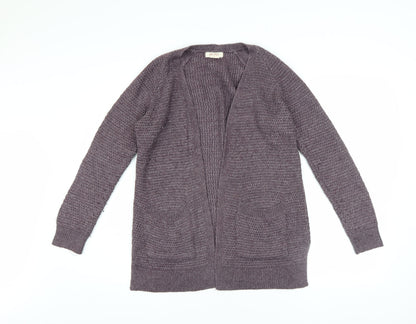 Womens UK Size 6 FatFace Purple Cardigan Jumper