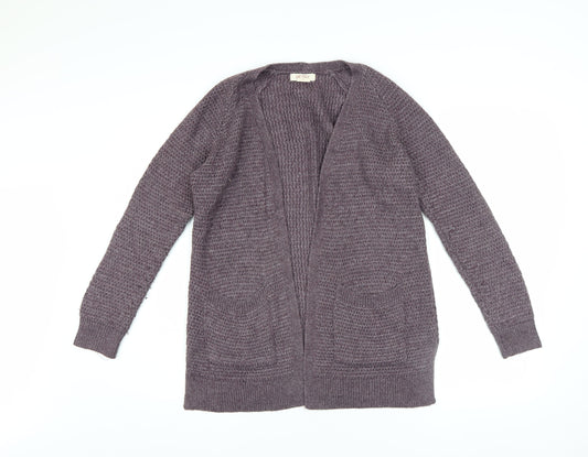 Womens UK Size 6 FatFace Purple Cardigan Jumper