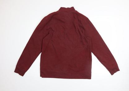 Mens UK Size M Lincoln Red Pullover Sweatshirt