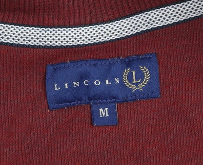 Mens UK Size M Lincoln Red Pullover Sweatshirt