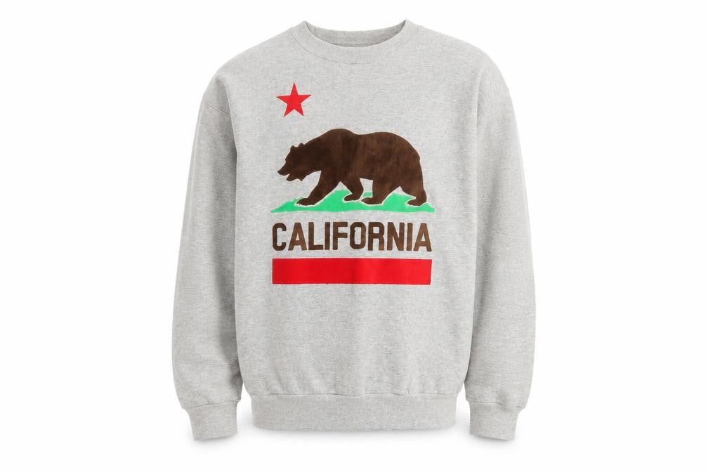 Mens UK Size S Hanes Grey Pullover Sweatshirt