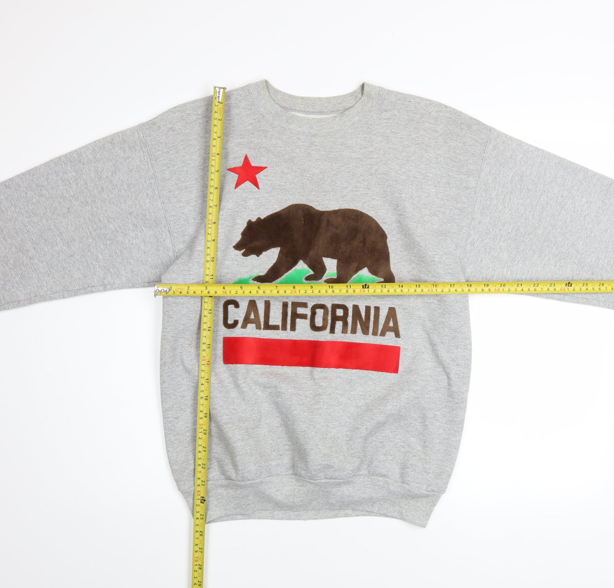 Mens UK Size S Hanes Grey Pullover Sweatshirt