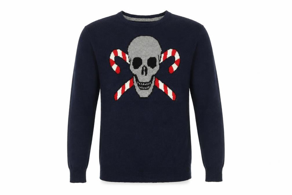Mens UK Size S Aéropostale Blue Pullover Jumper