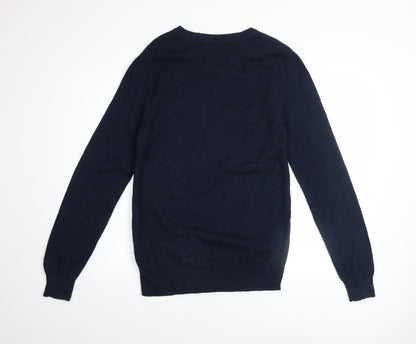Mens UK Size S Aéropostale Blue Pullover Jumper