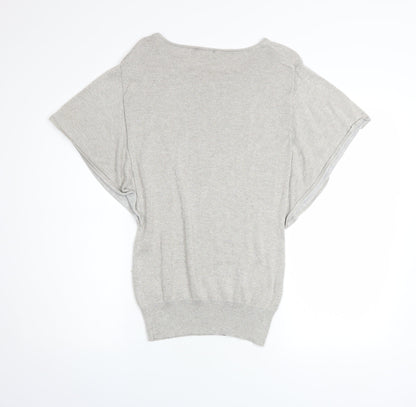 Womens UK Size S Klass Grey Basic Blouse
