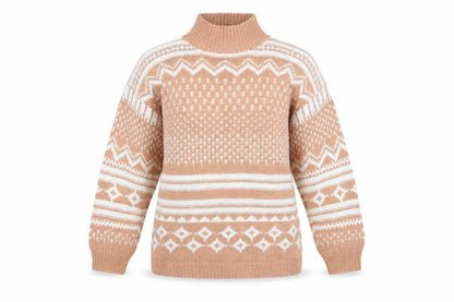 Womens UK Size M DASH Beige Pullover Jumper