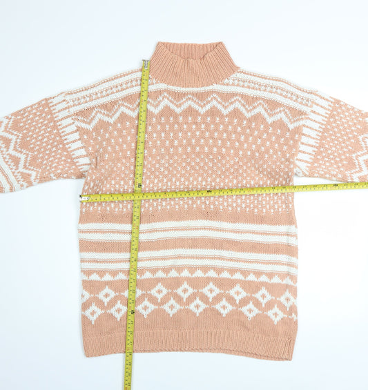 Womens UK Size M DASH Beige Pullover Jumper
