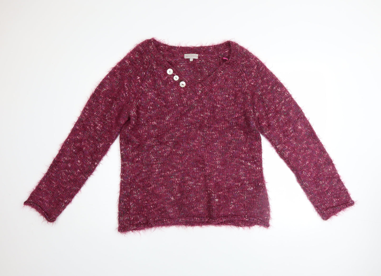 Womens UK Size L Marks and Spencer Purple Pullover Jumper