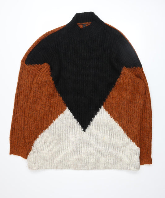 Unisex Adults UK Size XL Y.A.S Multicoloured Pullover Jumper