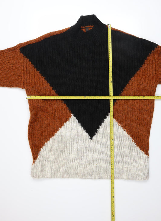 Unisex Adults UK Size XL Y.A.S Multicoloured Pullover Jumper