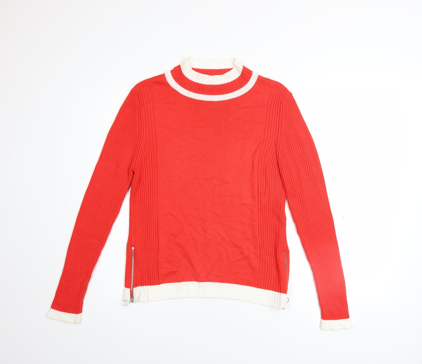 Womens UK Size 12 Marks and Spencer Red Pullover Jumper